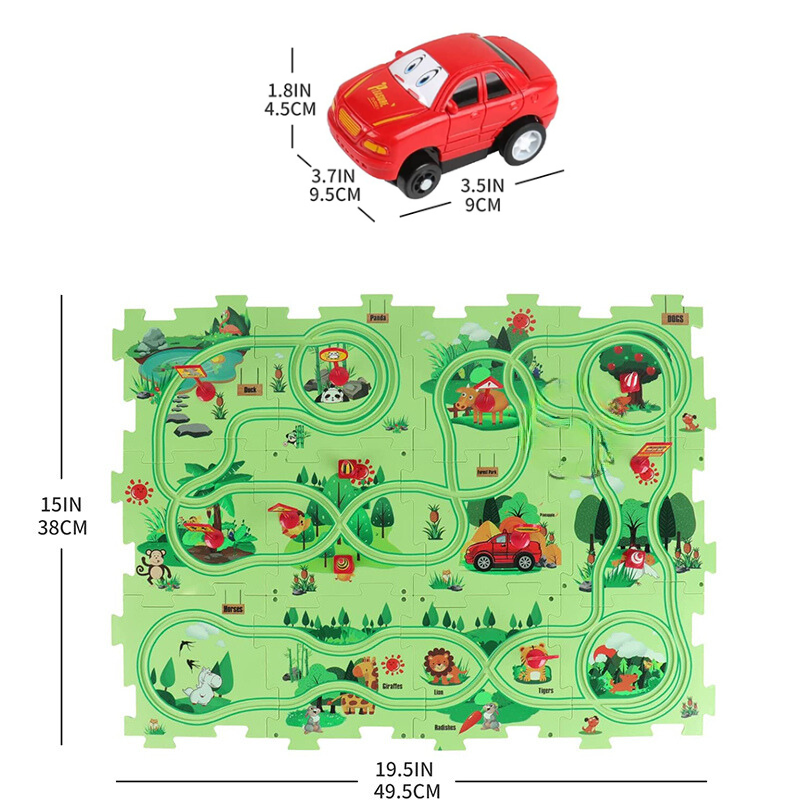 Customizable Car Tracks for Creative Play